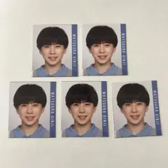 Myojo デタカ データカード 大 5枚セット Go!Go!kids 松浦銀志