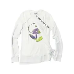 CONP 23AW Taichi Ling Tee Tシャツ プリント 非対称