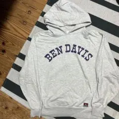 BEN DAVIS フード付きパーカー グレー