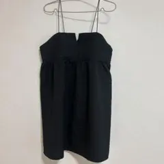 ブラック キャミワンピース Mサイズ　マタニティ