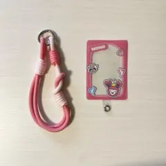 TWICE モモ フォンタブ＆ストラップ