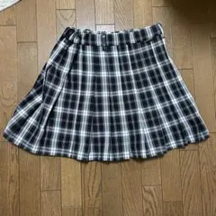 Lovetoxic プリーツスカート　インナー付　チェック　130cm ラブトキ