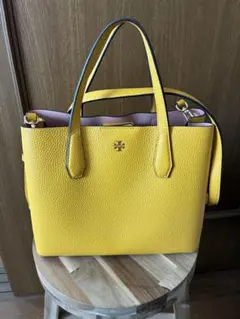 Tory Burch イエロー ミニトートバッグ