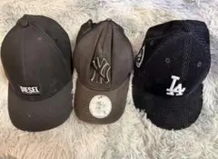 ベースボールキャップ3点セット(NEW ERA 2点,DIESEL 1点)