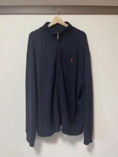 90s ラルフローレン ジップアップ ジャケット 刺繍ロゴ