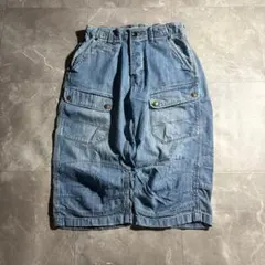 00s Wrangler 膝下丈 wide denim shorts jortsのサムネイル