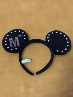 ミッキーカチューシャ ビジュー付き