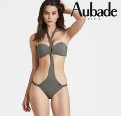 新品未使用　Aubade ビキニ　トリキニ　カーキ　美ラインのサムネイル