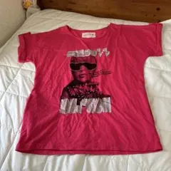 ユニークプリントホワイトTシャツのサムネイル