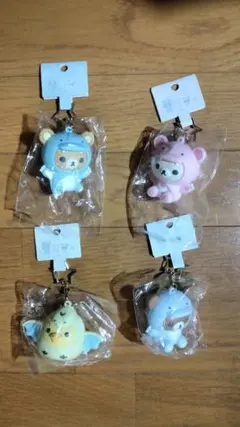 リラックマ きょうりゅうごっこ キーホルダー 全種セット ラバー