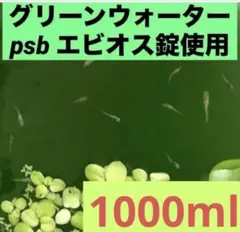 グリーンウォーター(psb 光合成細菌　ホテイアオイ　メダカ　水草　ゾウリムシのサムネイル