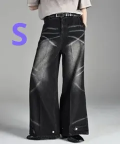☆ADRER☆ エクストラクオリティワイドフレアパンツ S
