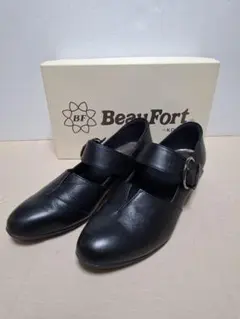 ★ 美品 ビューフォート 軽量 ストラップシューズ 23.5 ブラック