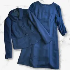 美品　お受験スーツ　ツイード　フォーマル　セレモニー　セットアップ　ワンピース