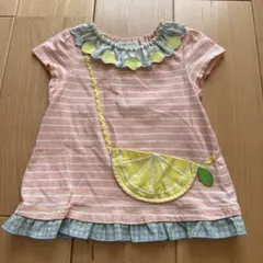 ベイビーチアレモンモチーフ刺繍Tシャツのサムネイル