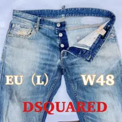 DSQUARED2 デニムパンツ 48サイズ ディスクエアード ダメージ Lのサムネイル