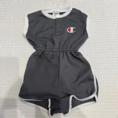 Champion 半袖ロンパース 70cm グレー