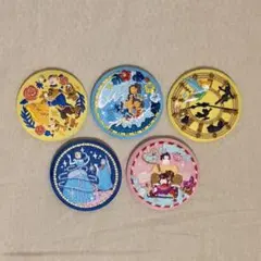 ディズニー　刺繍缶バッジ　セット