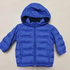 【クリーニング済み】80センチ　ウォームパデッドウォッシャブルフルジップパーカー