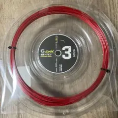 GOSEN ゴーセン G-SPIN 3 レッド 1.23mm 12.2mカット