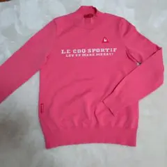 LE COQ SPORTIF ピンク ハイネックセーター