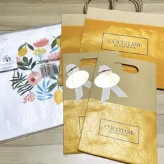 L'OCCITANE ペーパーバッグ ギフト ノベルティ 巾着【5点セット】