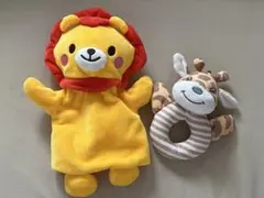 西松屋　パペット　ラトル　2点セットのサムネイル