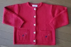 ファミリア　110　カーディガン　ボレロ