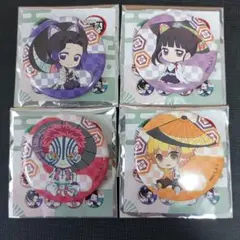 鬼滅の刃 ぺたん娘トレーディング缶バッジ -和傘-