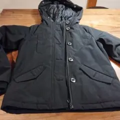 LOVETOXIC フード付き ブラックダウンコート