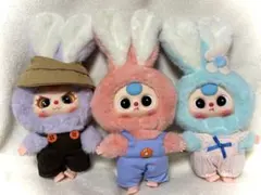 Babythree 立ち耳マカロン3つセット