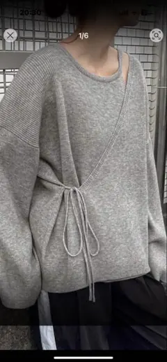 アシンメトリー ニット