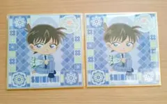 名探偵コナン　セガラッキーくじ　カフェ　ガーデンパーティ　E賞 色紙　工藤新一