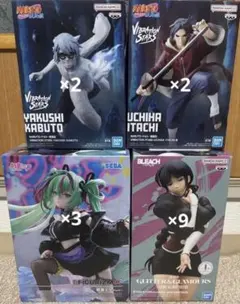 最新プライズフィギュア16体まとめ売り　BLEACH 初音ミク　ナルト