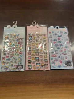 キャラクターシール 3パックセット