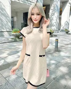 新品！Rady ニットワンピース ホワイト 白 可愛い 新品