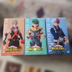 ヒロアカ　フィギュア　緑谷出久　爆豪勝己　轟焦凍