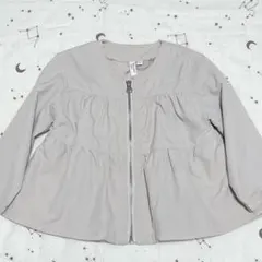 Samansa Mos2 Lagom　ラーゴム　ティアードブルゾン　S　ベージュ