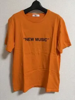 WEGO NEW MUSIC ロゴ Tシャツ オレンジ Sのサムネイル