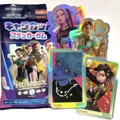 KPOP DEMON HUNTERS キャラカット ステッカー シール セット