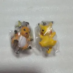 ポケモン　つまんでつなげてマスコット14 ライチュウ　ピカチュウ