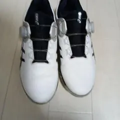 ASICS ゴルフシューズ ホワイト ダイヤル式