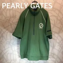 パーリーゲイツ PEARLY GATES ハーフジップ 半袖スウェット　 Fのサムネイル