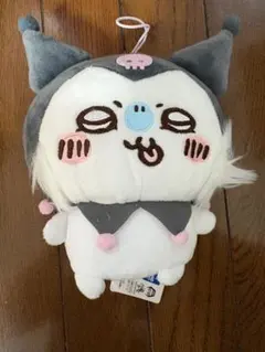 新品　ちいかわ×サンリオ　モモンガ　クロミ　ぬいぐるみ　マスコット