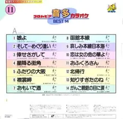 コロムビア 音多 カラオケ BEST 14・中古10枚・[11]～[20]のサムネイル