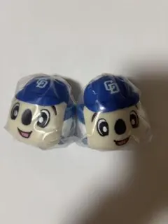 プロ野球マスコット　フェイスぬいぐるみ　ドアラ　2個セット