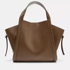 美品】ZARA ショルダーハンドバッグ 2way インナーポーチ付き - メルカリ