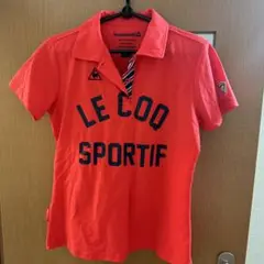 le coq sportif 赤 ポロシャツ レディースLサイズ