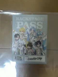 SneakerStep バックステージ風ステッカー