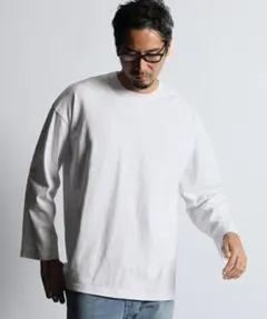 8オンス ヘビーウェイト オーバーサイズ ビッグシルエット 9分袖Tシャツ 美品のサムネイル